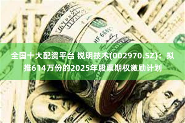 全国十大配资平台 锐明技术(002970.SZ)：拟推614万份的2025年股票期权激励计划