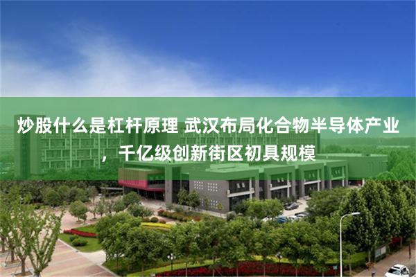 炒股什么是杠杆原理 武汉布局化合物半导体产业，千亿级创新街区初具规模