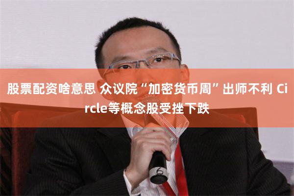 股票配资啥意思 众议院“加密货币周”出师不利 Circle等概念股受挫下跌