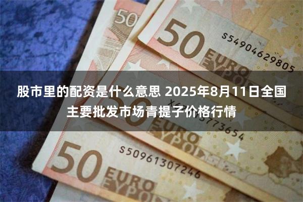 股市里的配资是什么意思 2025年8月11日全国主要批发市场青提子价格行情